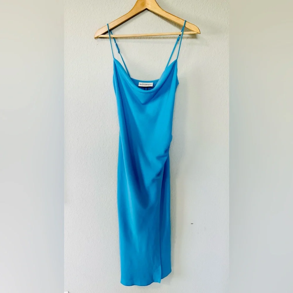 Finders Keepers Calypso Midi Dress Blue Xxs NWT - Picture 3 of 9